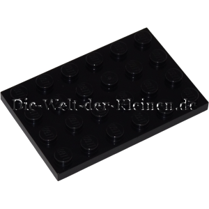 LEGO Plate 4x6 BLACK (BLACK) (303226, 3032)