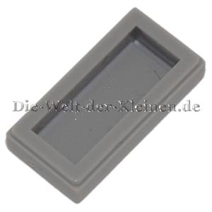 LEGO® Fliese 1x2 glatt Mittelsteingrau (MED. ST. GREY) (4211414/3069b)