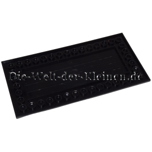 LEGO® Tile 8x16 smooth/flat with pipes BLACK (BLACK) (4221750, 48288)