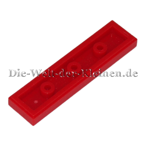 LEGO® Fliese 1x4 glatt helles Rot (BR. RED) (243121, 2431)