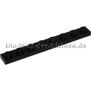 LEGO Plate 1x8 BLACK (BLACK) (346026, 3460)