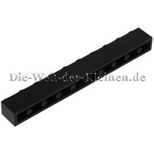 LEGO® Stein 1x10 Schwarz (BLACK) (611126, 6111)
