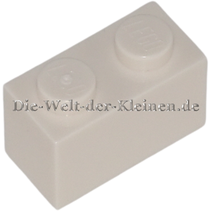 LEGO Stein 1x2 Weiß (WHITE) (6548257, 300401, 4613964, 3004)