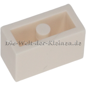 LEGO Stein 1x2 Weiß (WHITE) (6548257, 300401, 4613964, 3004)