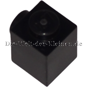 Preview: LEGO Brick modified 1x1x1 with 1 stud on the side BLACK (BLACK) (6251021, 87087)