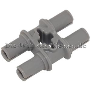 LEGO Pin Verbinder 2x3 Pin connector Mittelsteingrau (MEDIUM STONE GREY) (6315900, 65098)