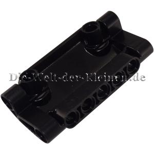 LEGO® Technic Flat Panel curved / edge with round Holes for Pins 3x11 BLACK (BLACK) (6150082, 24119)