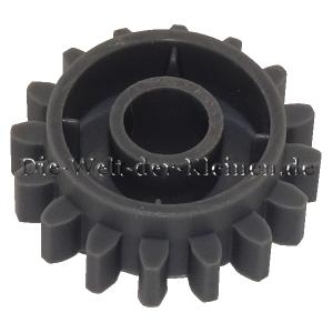 LEGO® Technic Zahnrad mit 16 Zähnen und Kupplung auf einer Seite, und glatt auf der anderen Seite Dunkelsteingrau (DK. ST. GRAY) (4237267, 6542b)