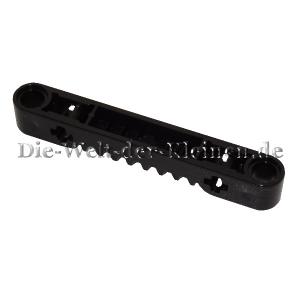 LEGO® Technic Gear Rack 1x7 with 2 Axle holes and 2 Pin Holes Black (BLACK) (6327430, 4562009, 87761)