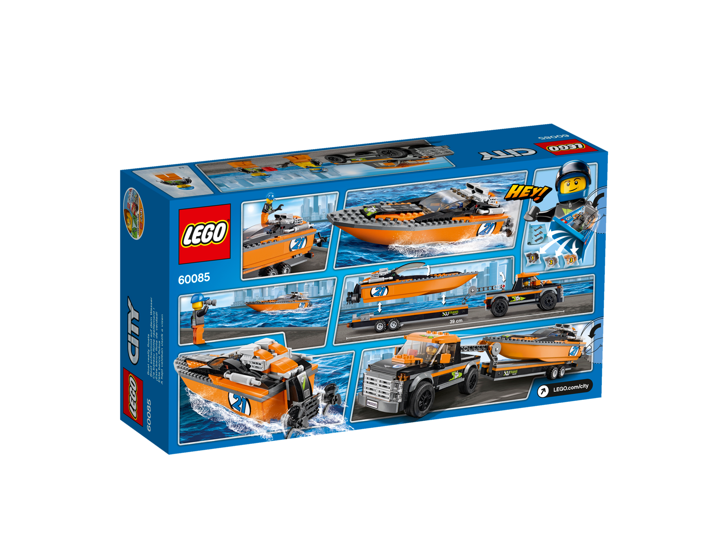 Lego City 60085 4x4 With Powerboat