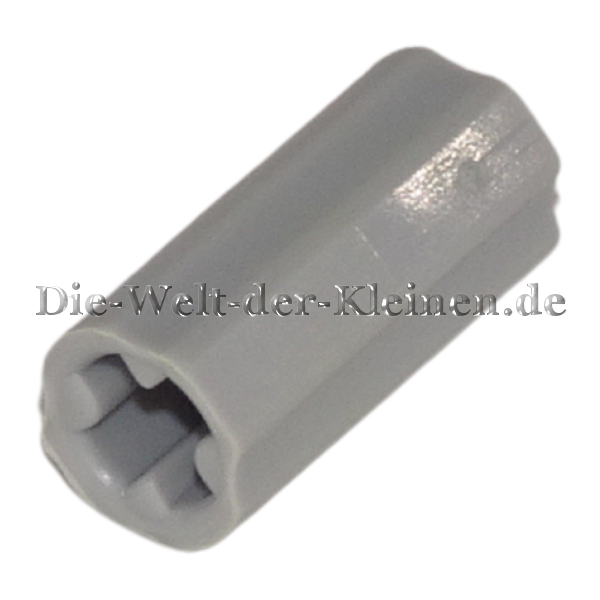 LEGO Achsverbinder 1x2 Mittelsteingrau (MEDIUM STONE GREY) (4512360, 6538c)