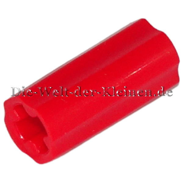 LEGO Achsverbinder 1x2 helles Rot (BRIGHT RED) (4513174, 6538c)