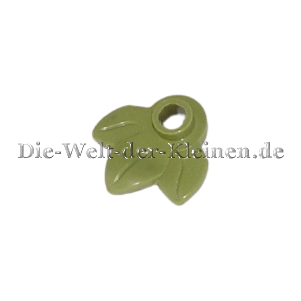 LEGO Blatt 2x2x0,33 mit 3 Zacken Olivgrün (OLIVE GREEN) (6398008, 32607)