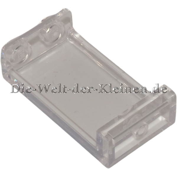 LEGO Fenster, Paneele 1x2x3 mit Stütze Transparent (TRANS CLEAR) (6507949, 6010737, 6211814, 87544)