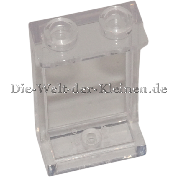 LEGO Fenster, Paneele 1x2x3 mit Stütze Transparent (TRANS CLEAR) (6507949, 6010737, 6211814, 87544)