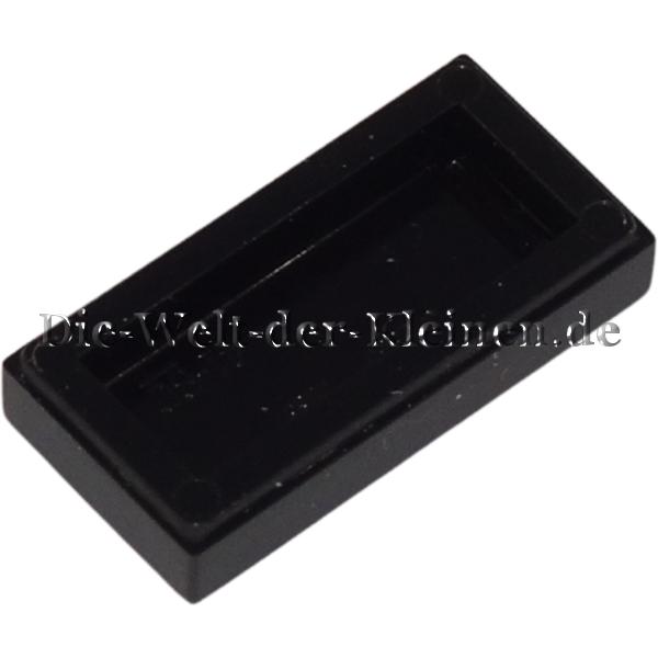 LEGO® Tile 1x2 smooth/flat BLACK (BLACK) (306926, 3069)