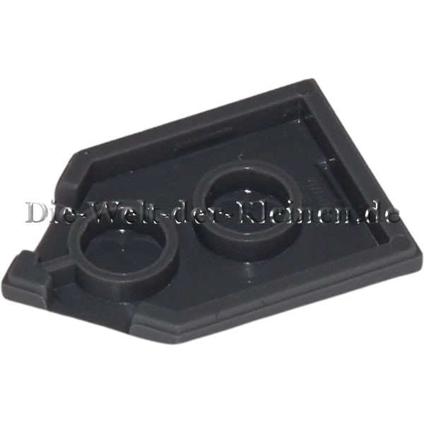 LEGO Tile 2x3 Pentagonal DARK STONE GREY (DK. ST. GREY) (6335316, 22385)