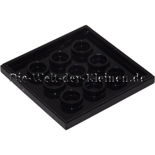 LEGO Fliese 4x4 glatt Schwarz (BLACK) (6469830, 1751)