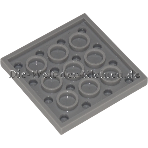 LEGO Plate 4x4 MEDIUM STONE GREY (MED. ST. GREY) (4243819, 303126, 3031)