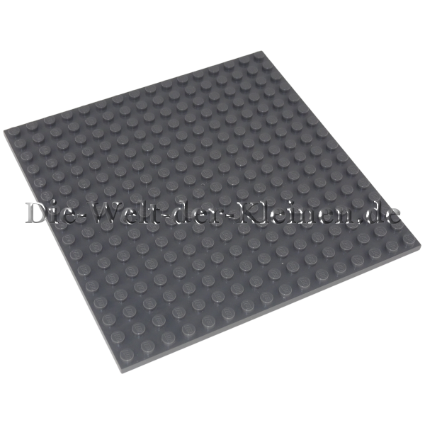 LEGO® Plate 16x16 with DARK STONE GRAY (DK. ST. GRAY) (6004927, 91405)