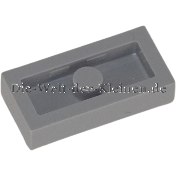 LEGO® Platte 1x2 mit einer Noppe in der Mittesteingrau (MEDIUM STONE GRAY) (379402, 3794a)