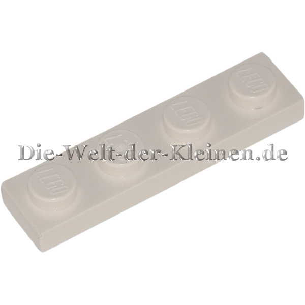 LEGO Platte 1x4 Weiß (WHITE) (6552108, 371001, 371051, 6548266)