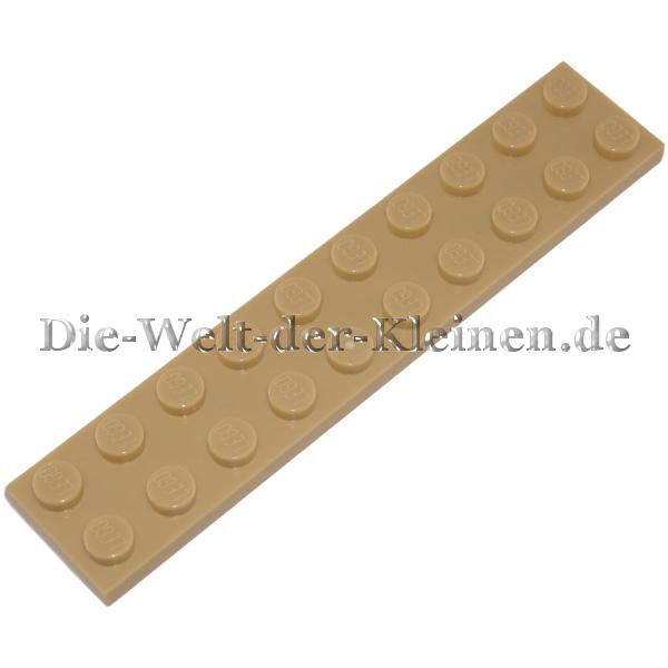 LEGO® Platte 2x10 mit Noppen Beige (TAN) - (4249019/383205/4114063/4248731/3832)