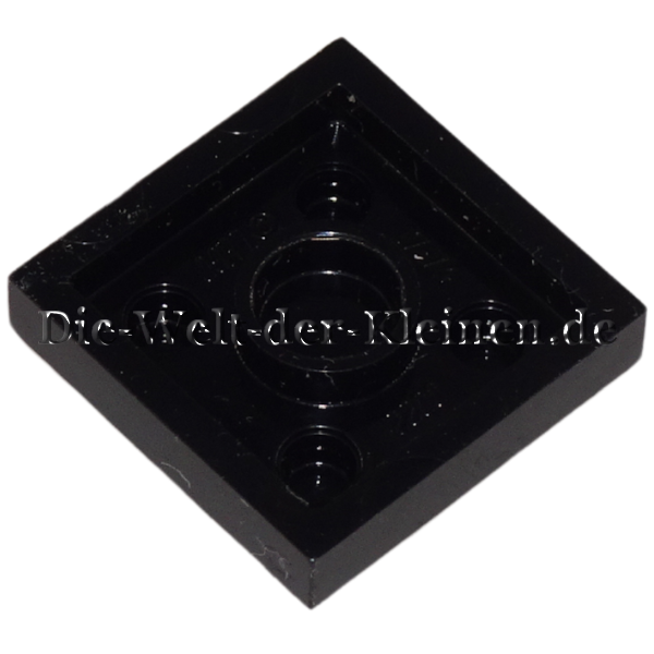 LEGO® Platte 2x2 mit Noppen Schwarz (BLACK) (302226, 3022)