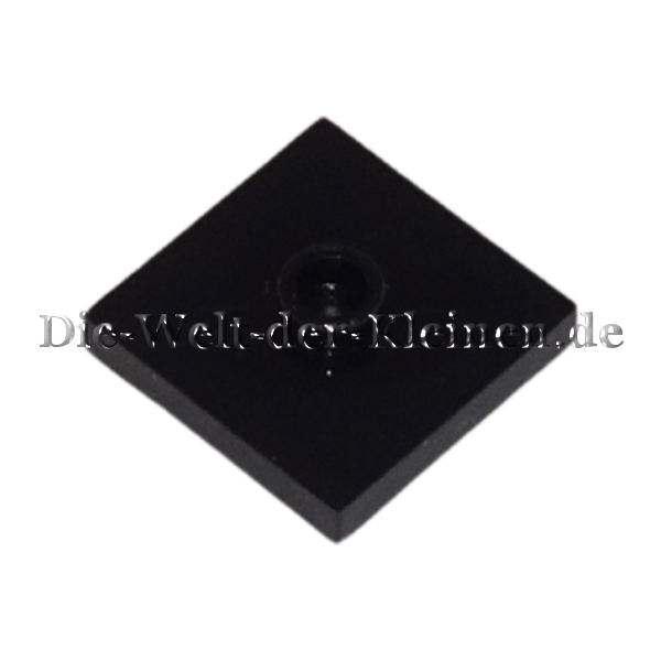 LEGO® Platte modifizierte 2x2 mit 1 Noppe Schwarz (BLACK) (4565323, 87580)