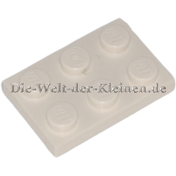 LEGO® Platte 2x3 Weiß (WHITE) (6550136, 302101, 3021)