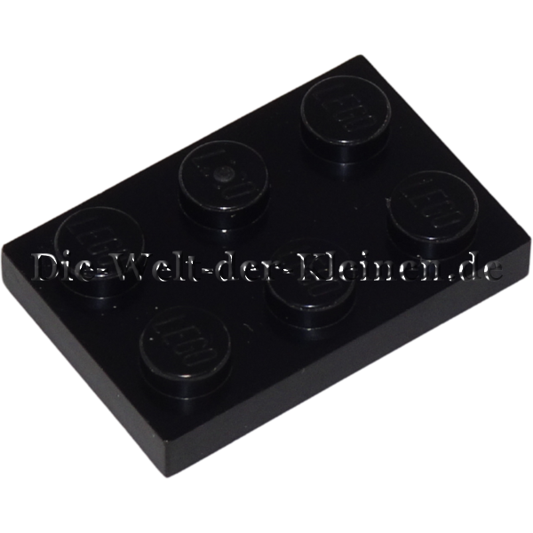 LEGO Platte 2x3 Schwarz (BLACK) (302126, 3021)
