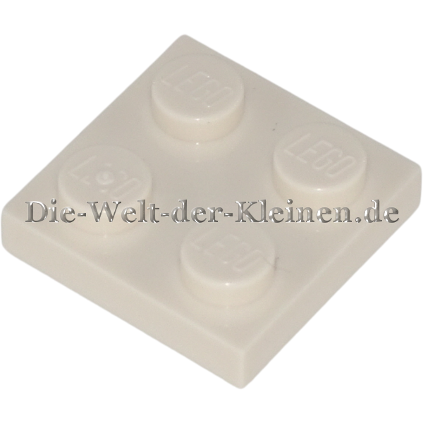 LEGO Platte 2x3 Weiß (WHITE) (6552099, 302201, 4613976, 6548260, 3022)