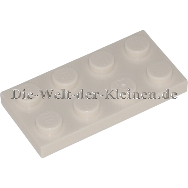 LEGO Platte 2x4 Weiß (WHITE) (6552098, 302001, 3020)