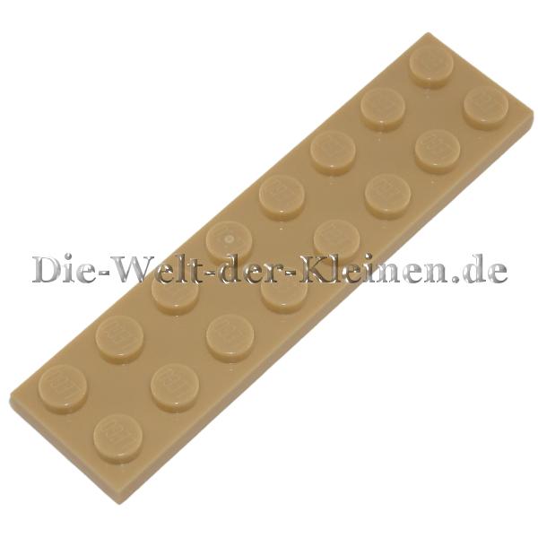 LEGO® Platte 2x8 mit Noppen Beige (TAN) - (4113988/303405/3034)