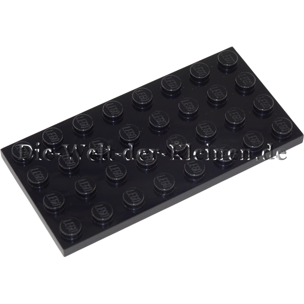 LEGO Plate 4x8 BLACK (BLACK) (303526, 3035)