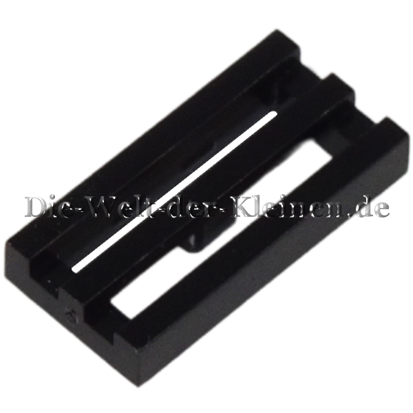 LEGO® Plate / Tile 1x2 Grille with Groove BLACK (BLACK) (241226, 2412)