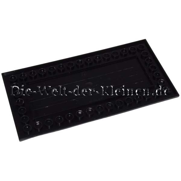 LEGO® Tile 8x16 smooth/flat with pipes BLACK (BLACK) (4221750, 48288)