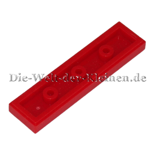 LEGO® Fliese 1x4 glatt helles Rot (BR. RED) (243121, 2431)