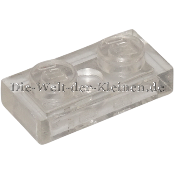 LEGO Platte 1x2 Transparent (TRANS CLEAR) (6514001, 302310, 622540, 4167842, 6240204, 3023)