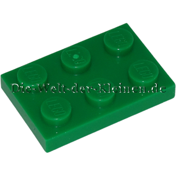 LEGO Platte 2x3x0,33 Grün (GREEN) (302128, 3021)