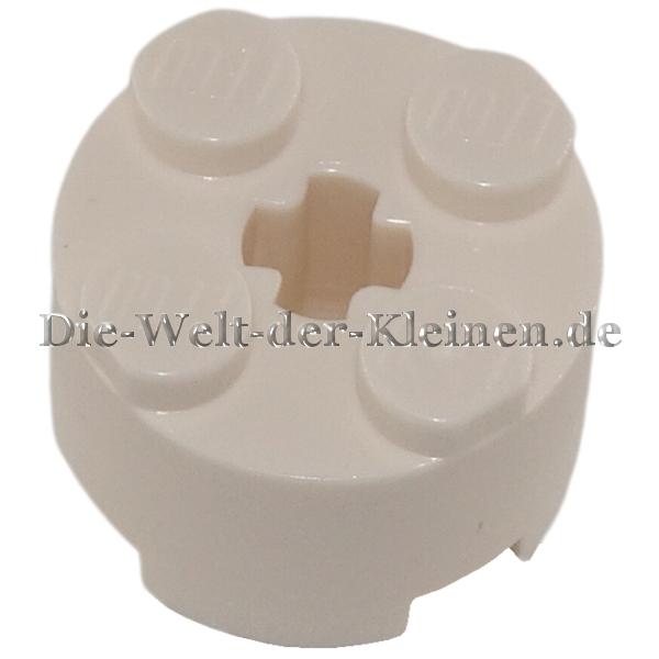 LEGO® Stein 2x2 rund mit Kreuzloch Weiß (WHITE) - (614301/3941)
