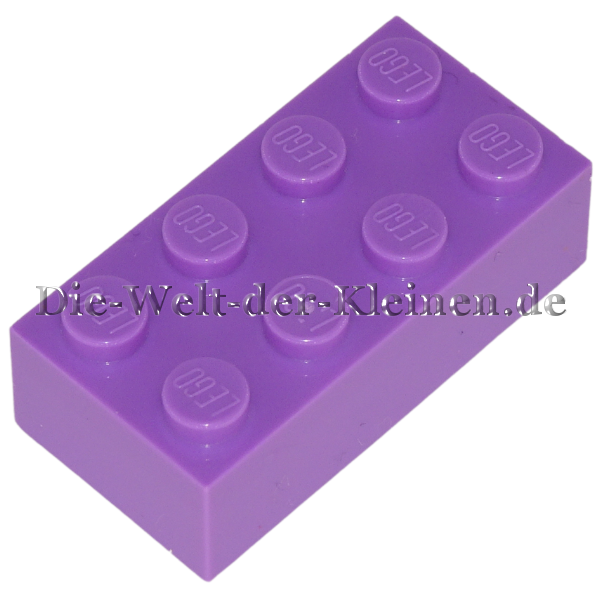 LEGO® Stein 2x4 Mittel Lavendel (MED. LAVENDER) (4655173/3001)