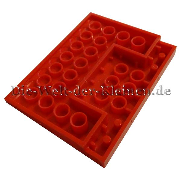 LEGO® Stein Dachstein Schrägstein Rampe 6x8 schräg 10° helles Rot (LIGHT RED) (4177768, 4567889, 6219672, 4515)