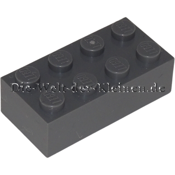 LEGO Brick 2x4x1 DARK STONE GREY (DK. ST. GREY) (4211085, 3001)