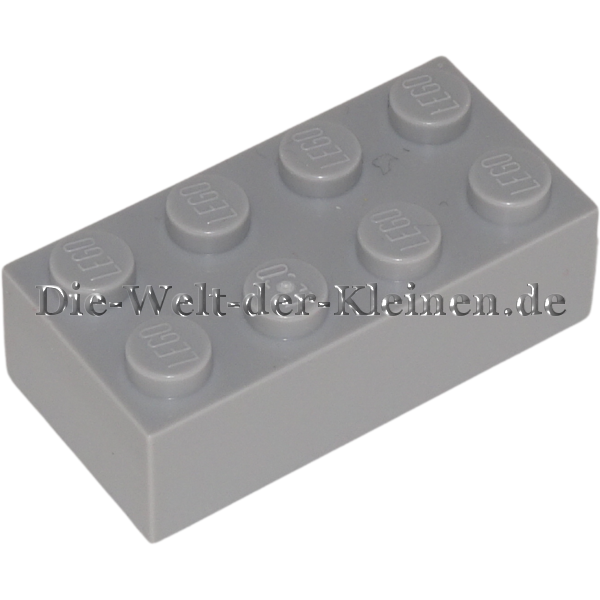 LEGO Brick 2x4x1 MEDIUM STONE GREY (MED. ST. GREY) (4211385, 3001)