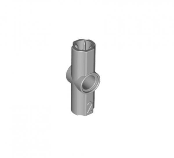 LEGO Technic Axle Connector / Pin Connector / Angle with two axle holes and one round hole MEDIUM STONE GRAY (MED. ST. GRAY) - (4211567/32034)