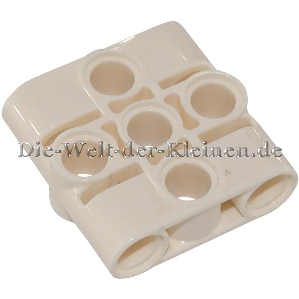 LEGO® Technic Pin Connector 3x3 Block with 9 Pin holes WHITE (WHITE) - (6247424/39793)