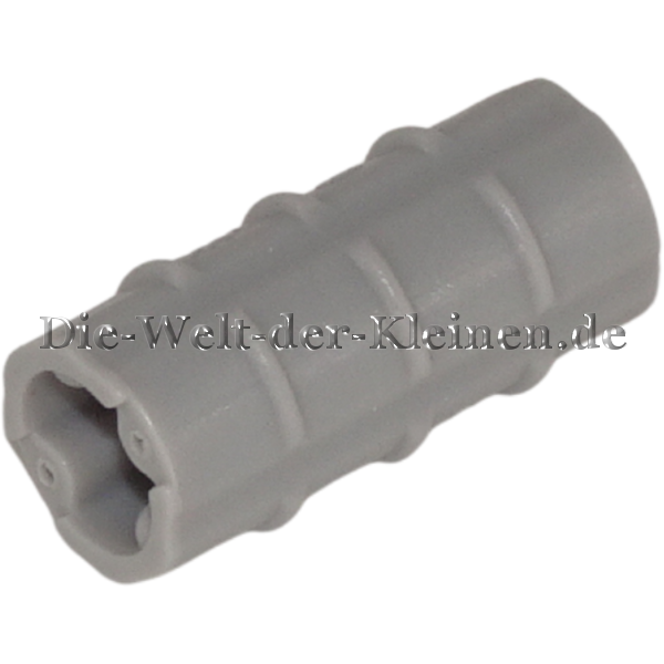 LEGO Technic Axle Connector 2L MEDIUM STONE GREY (MED. ST. GREY) (4211543, 6538b)