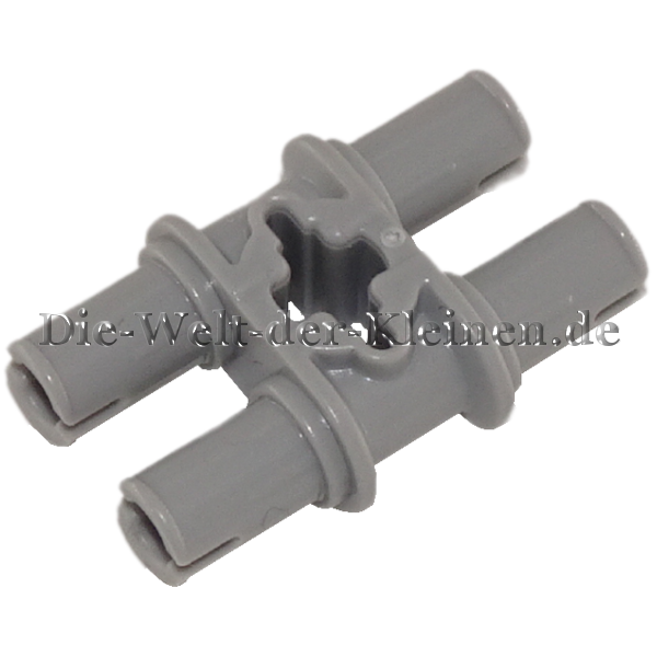 LEGO Pin Verbinder 2x3 Pin connector Mittelsteingrau (MEDIUM STONE GREY) (6315900, 65098)