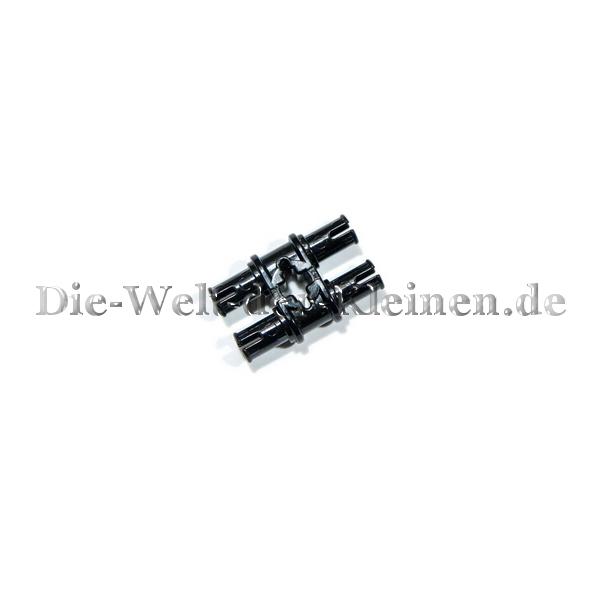 LEGO® Technic Pin Verbinder Bolzen Steckverbinder doppelt schwarz (Black) - (4119589/6315899/32138)